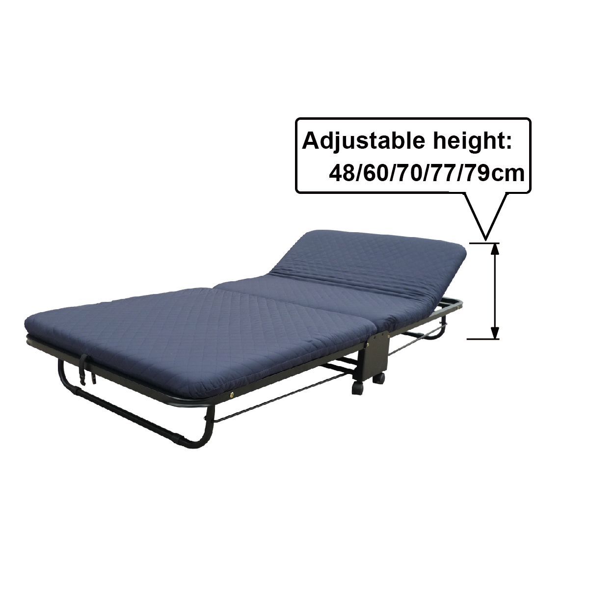 Folding Bed with Adjustable Headrest Crazy Sales