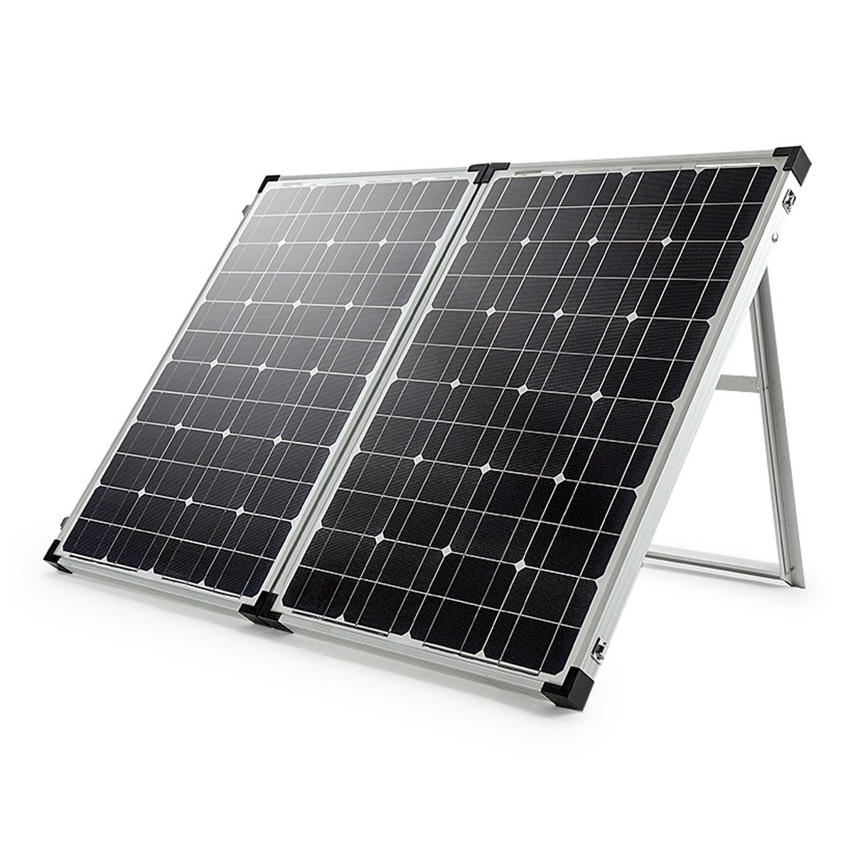 GP 12V 140W Folding Portable Solar Panel Kit Camping Caravan Home ...