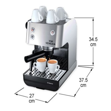 Via Venezia Manual Espresso Coffee Machine | Crazy Sales