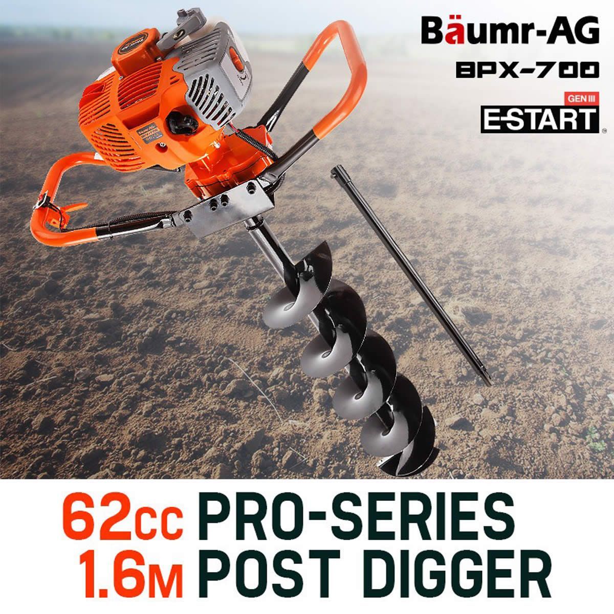 BaumrAG 62cc Drill Auger Post Hole Digger BPX700