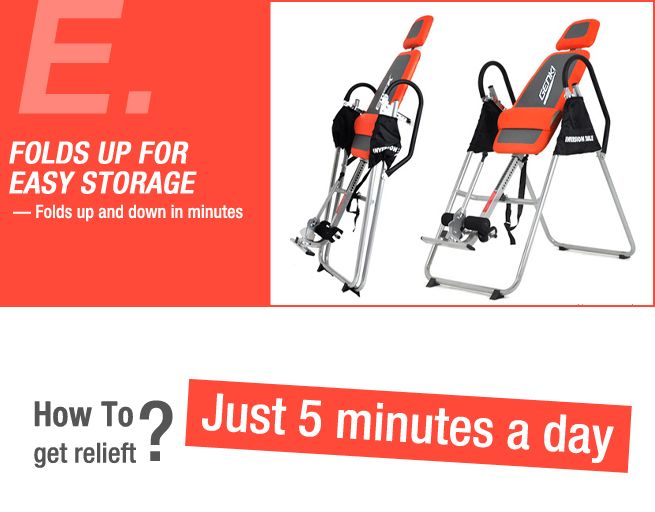 Genki Folding Gravity Inversion Table | Crazy Sales
