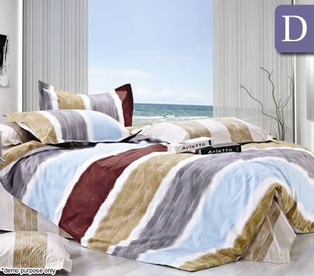 Cotton Quilt Cover Set 420TC - Double Bed - Haylee