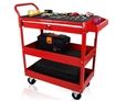 Rubber Top Tool Cart with Drawer
