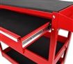 Rubber Top Tool Cart with Drawer
