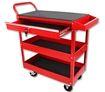Rubber Top Tool Cart with Drawer