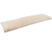 Full Body Support Pillow with Corduroy Cover - Cream