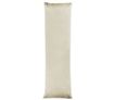 Full Body Support Pillow with Corduroy Cover - Cream
