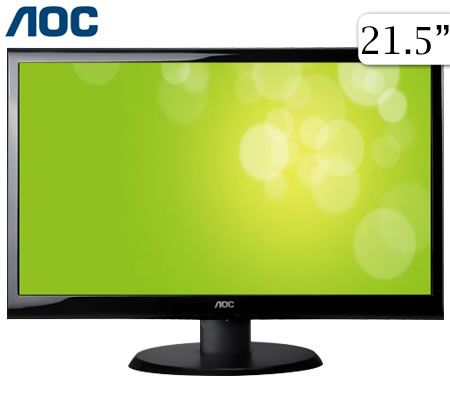AOC 21.5" E2250SWDA LED Monitor 5ms 16:9 1920x1080 DSUB/DVI Speaker