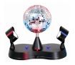 Rotating Disco Ball w/ LED Spotlights