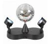 Rotating Disco Ball w/ LED Spotlights