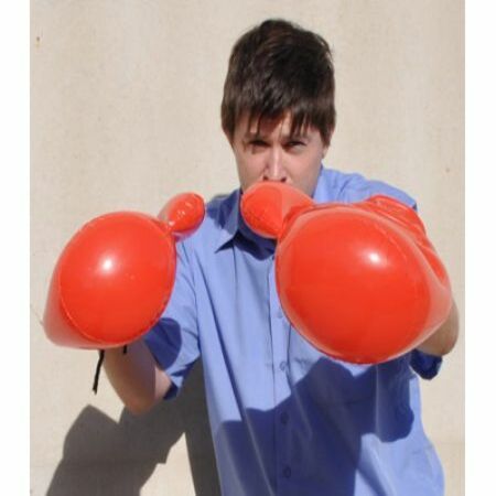 inflatable boxing gloves target