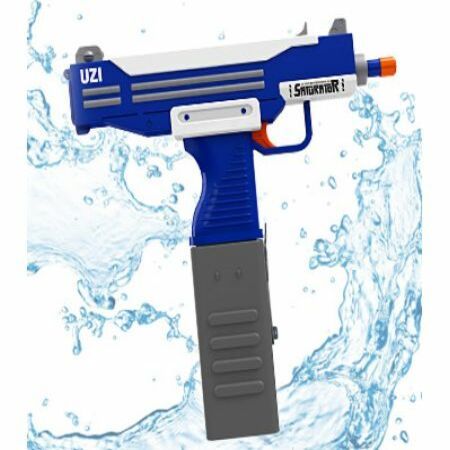 battery powered uzi water gun