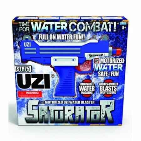 battery powered uzi water gun