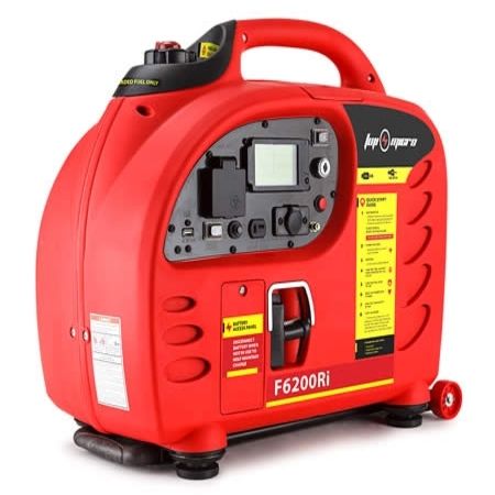 4.4kVA 3700W Fuji Petrol Portable Camping Inverter Generator | Crazy Sales