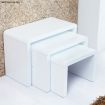 Set of 3 High-Gloss Nest Tables