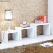 Set of 3 High-Gloss Nest Tables