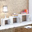 Set of 3 High-Gloss Nest Tables