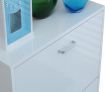 High Gloss Two Drawer Shoe Cabinet