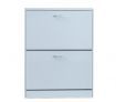 High Gloss Two Drawer Shoe Cabinet