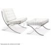 Barcelona Chair Mies van der Rohe Replica Premium Version - White