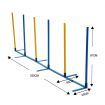 3 Piece Dog Agility Training Practice Exercise Tunnel Weave Poles Jump Tyre Combo Set