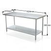 Kitchen Food Prep Table Cater Work Bench Stainless Steel W/Adjustable Feet-1524mm x 610mm