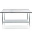 Kitchen Prep Table Cater Work Bench Table Stainless Steel W/Adjustable Feet -1829mmx760mm