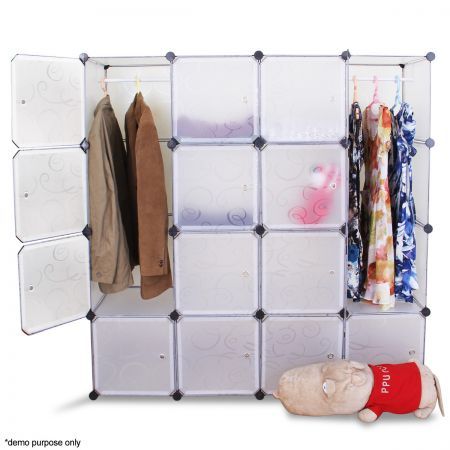 Deluxe 16 Cabinet Multi-Storage Wardrobe | Crazy Sales