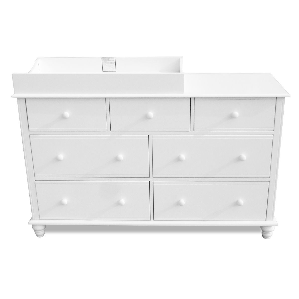 3In1 White Baby Cot & Baby Changing White Table Unit Crazy Sales