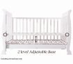 3-In-1 White Baby Cot & Baby Changing White Table Unit