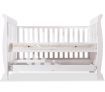 3-In-1 White Baby Cot & Baby Changing White Table Unit