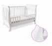 3-In-1 White Baby Cot & Baby Changing White Table Unit