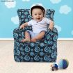Blue Print Baby Bean Bag Sofa Cover