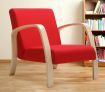 Contemporary Red Armchair