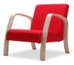 Contemporary Red Armchair