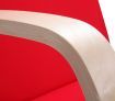 Contemporary Red Armchair