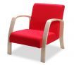 Contemporary Red Armchair