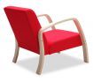 Contemporary Red Armchair