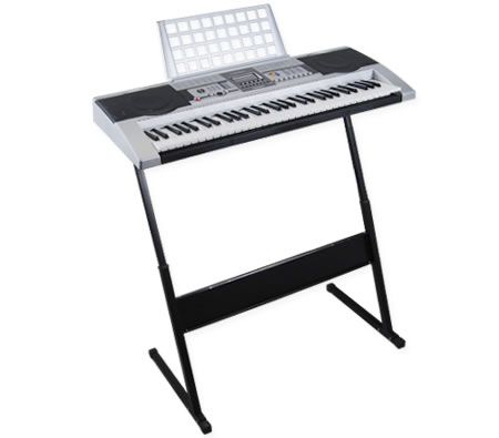 Lenoxx 61 Key Electronic Keyboard & Combo Stand
