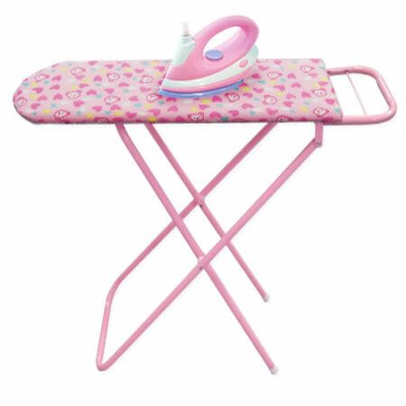 toy iron and ironing board set