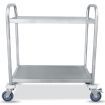 Two-Tier Stainless Steel Kitchen Trolley