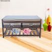 Brown Wooden Shoe Storage Cabinet