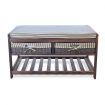 Brown Wooden Shoe Storage Cabinet