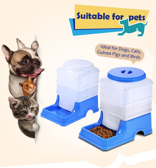 Automatic Pet Feeder & Water Dispenser Set BestDeals.co.nz