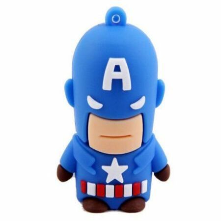 Captain America Cartoon USB 2.0 Flash Memory Pen Drive Stick 16GB
