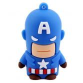 Captain America Cartoon USB 2.0 Flash Memory Pen Drive Stick 16GB