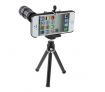 12x Zoom Telescope Camera Lens Kit + Tripod + Case For Apple iPhone 5 5S