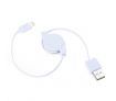 Retractable 8 Pin Lightning to USB Data Sync-Charging Cable for iPhone 5 iPad 4 Mini iPod