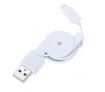 Retractable 8 Pin Lightning to USB Data Sync-Charging Cable for iPhone 5 iPad 4 Mini iPod