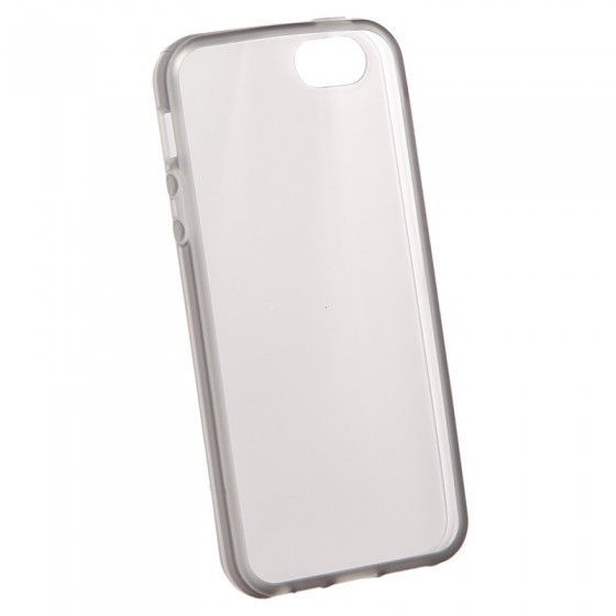 TPU Matte Protective Soft Back Case Skin Cover For Apple iPhone 5 5G 5th Gray-HQB0061